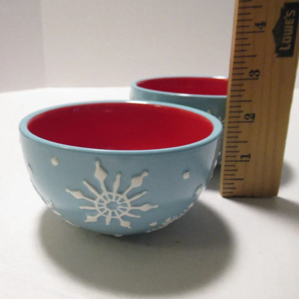 Hallmark Snowflake Bowl set